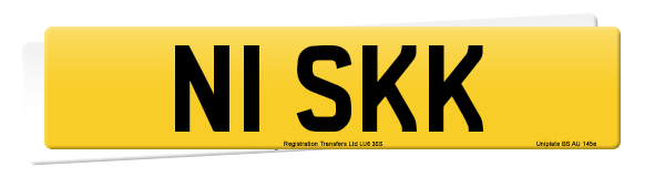 Registration number N1 SKK